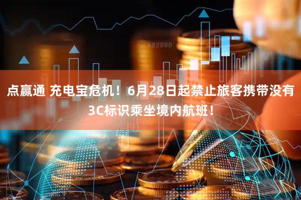 点赢通 充电宝危机！6月28日起禁止旅客携带没有3C标识乘坐境内航班！