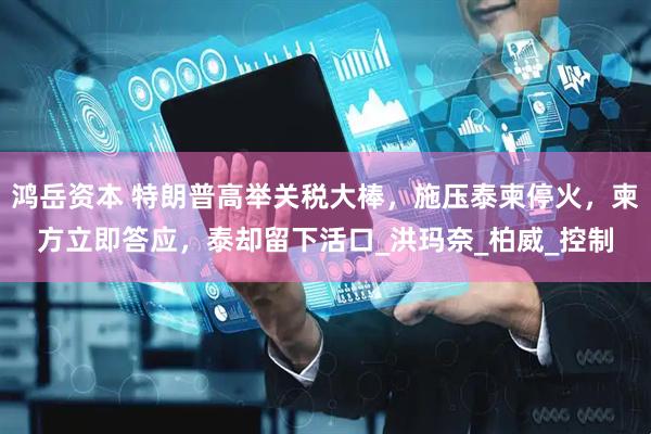 鸿岳资本 特朗普高举关税大棒，施压泰柬停火，柬方立即答应，泰却留下活口_洪玛奈_柏威_控制