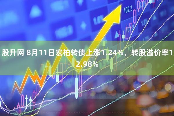 股升网 8月11日宏柏转债上涨1.24%，转股溢价率12.98%